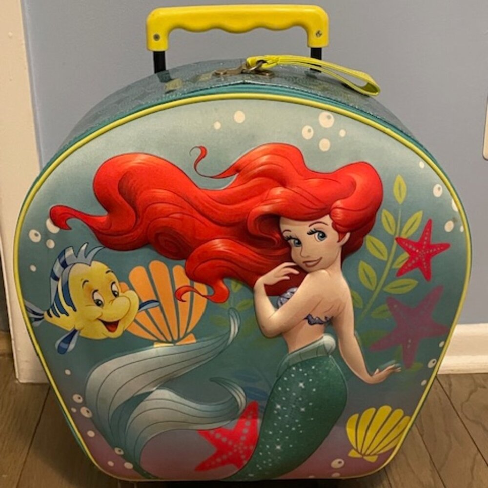Girls Little Mermaid Suitcase